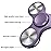 ATESSON Fidget Spinner Toy, 2 to 5 min Spins, Ultra Durable Stainless Steel, Bearing High Speed Precision Metal Material Hand Spinner Purple
