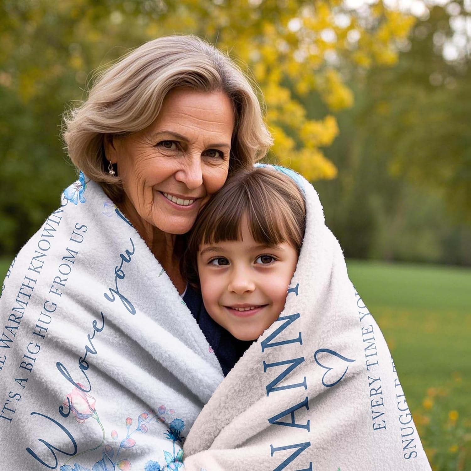 Nanny Gifts, Nanny Gifts for Grandma, Blanket for Nanny 50" x 60", Nanny Gifts for Mother's Day, Nanny Gifts from Grandkids, Gifts for Nanny, Nanny Gifts Ideas for Birthday Christmas - Image 3