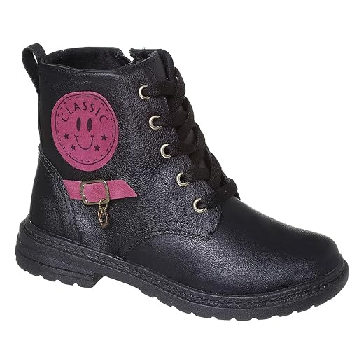 Coturno Feminino Infantil Bota Cano Curto Infantil Menina