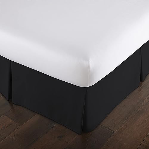 Southshore Fine Linens VILANO Springs faldón para cama plisada, 15 pulgadas