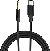 Aux Cable for iPhone in Car, Aux to USB C Cable for iPhone 16Pro Max/16/15Pro/15Plus/15,Samsung Galaxy,USB Type C to 3.5mm Audio Jack for Car Stereo/Headphones/Speaker (1m)