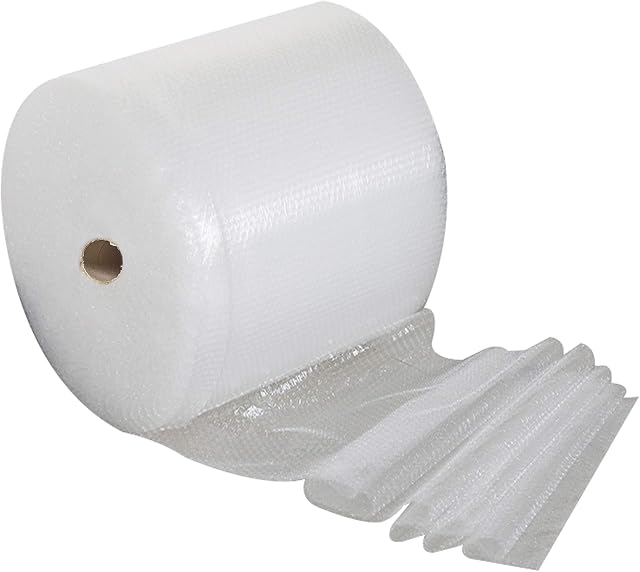 500mm x 100m Large Roll of Premium Polythene Bubble Wrap Small Bubble Protective Wrap Air Bubble Packaging for Moving Delicate Items & Package Storage Boxes