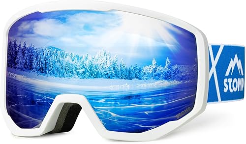 STOMP Gafas de esquí y snowboard 100% protección UV400, lentes reemplazablescorreas para hombres, mujeres y jóvenes disponible en Yaxa Peru