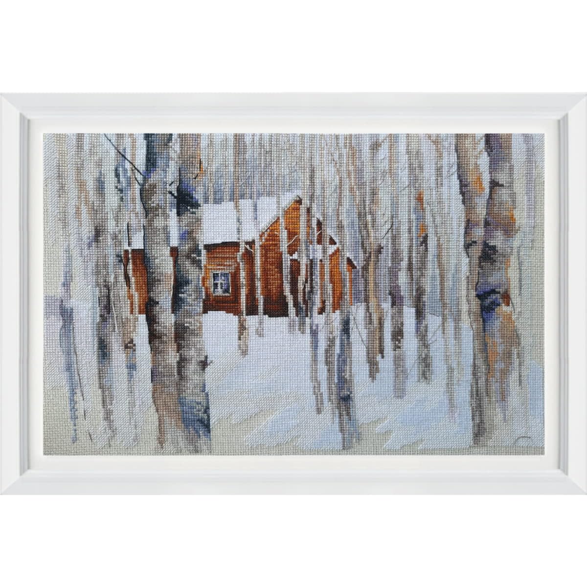 RTO Zestaw do liczonego haftu krzy?ykowego Winter Island M992 36 x 23,5 cm/14,2 x 9,3