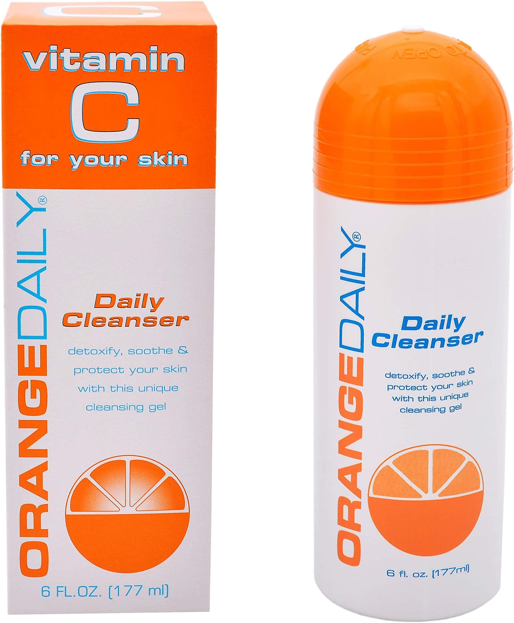 Vitamin C Daily Face Cleanser/Face Wash for glowing skin | Antioxidant that soothes skin | For all skin types including sensitive skin | 177ml