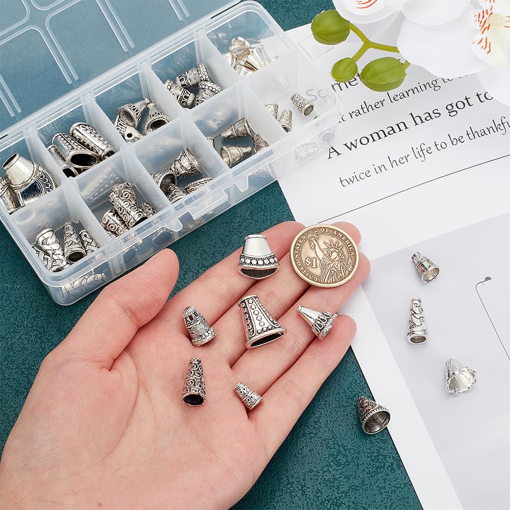 Capuchons De Perles De Fleurs, Extrémité De Perle De Fleur De Ton Or