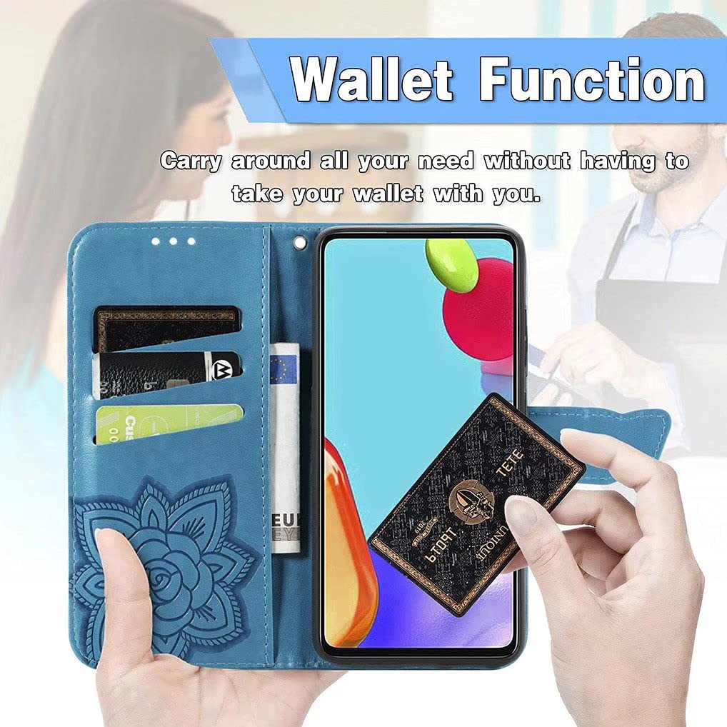 SEAHAI Cover per Xiaomi 14T PRO 5G, Ultra Sottile Custodia Premium PU Pelle Portafoglio Kickstand Slot per Schede [RFID Blocking] TPU Antiurto Flip Cover Libro - Nero