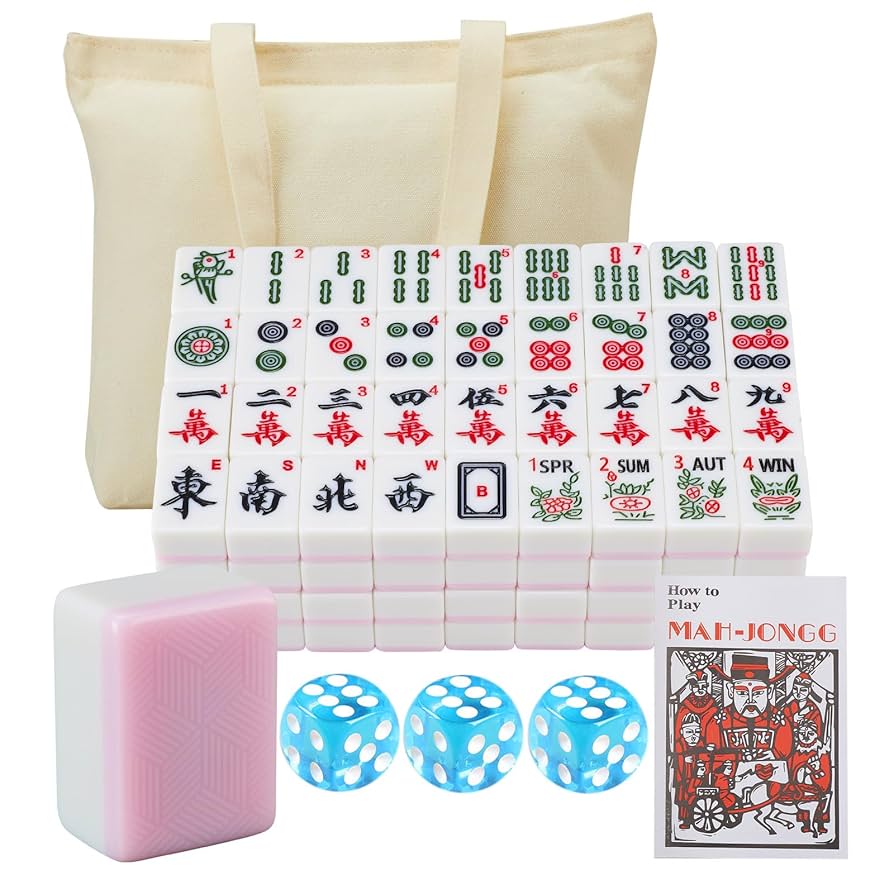 麻雀セット 伝統的デザイン 大サイズ 36mm Amazon.co.jp: 麻雀牌 中国プロ麻雀セット、伝統的な麻雀セット