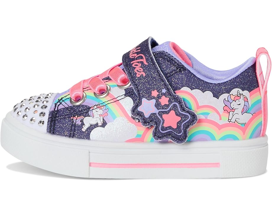 SKECHERS KIDS Twinkle Sparks - Jumpin' Clouds 314809N (Toddler) - Left View
