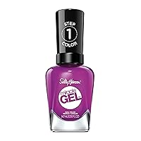 Vista 1 de Sally Hansen Miracle Gel Esmalte de uñas de calidad de salón Fórmula tipo gel, sistema de dos pasos, no necesita luz UV, larga duración Opaco