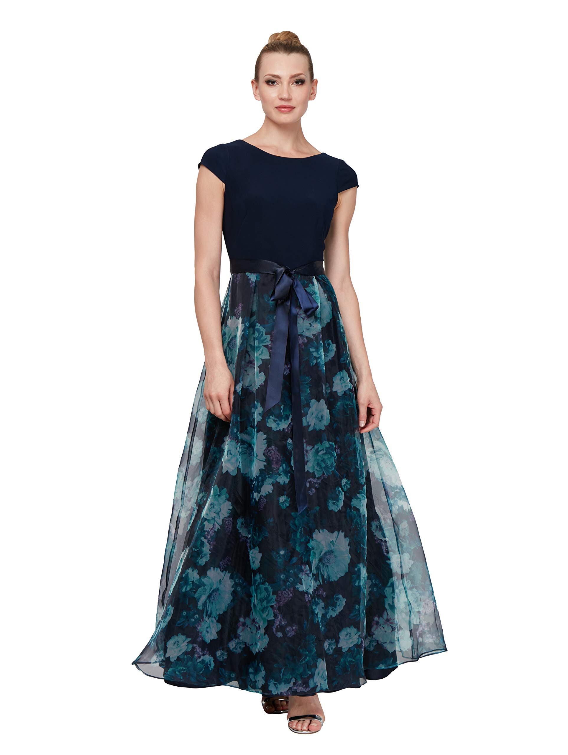 S.L. Fashions Floral Print Dress