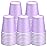Huaiid 50 Packs 3 oz Disposable Paper Cups, Bathroom Cups Small Paper Cups, Mouthwash Cup Espresso Cup for Party, Bathroom and Office (Purple)