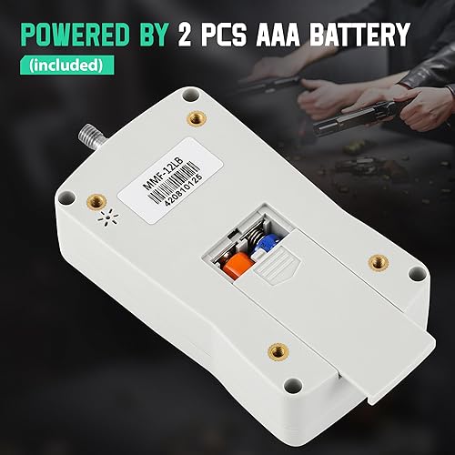 Miniatura 9 de Mxmoonfree Medidor de fuerza digital de 12 libras, medidor de tracción y tracción con unidades LB+OzNkg, almacenamiento de datos para valores