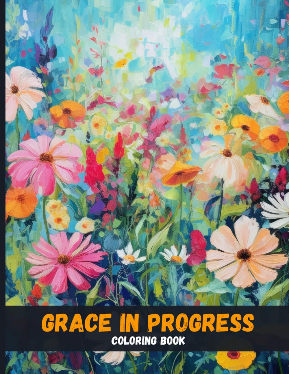 Grace in Progress: Mindful Quote Coloring Pages