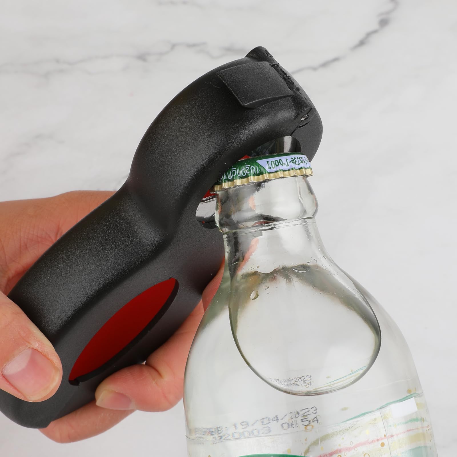 Amaxiu Ouvre bouteille 6 en 1 Multifonctionnel pour seniors, Ouvre bocal manuel et décapsuleur bière