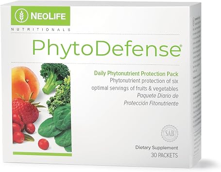 NeoLife - PhytoDefense - Phytonutrient Blend of Carotenoid, Flavonoid, Cruciferous Complexes, Supplement and Vitamins A, C, E Supplements - 30 Daily Packs