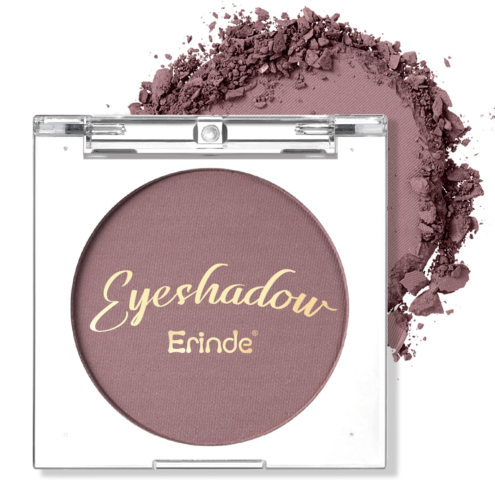Erinde Mauve Taupe Plum Matte Eyeshadow Palette Makeup for Older Women, Plum Purple Neutral Single Eye Shadow Powder for Green Eyes, High Pigment Waterproof Eyeshadow Palette Sombra Para Ojos, 07 07# Taupe Mauve