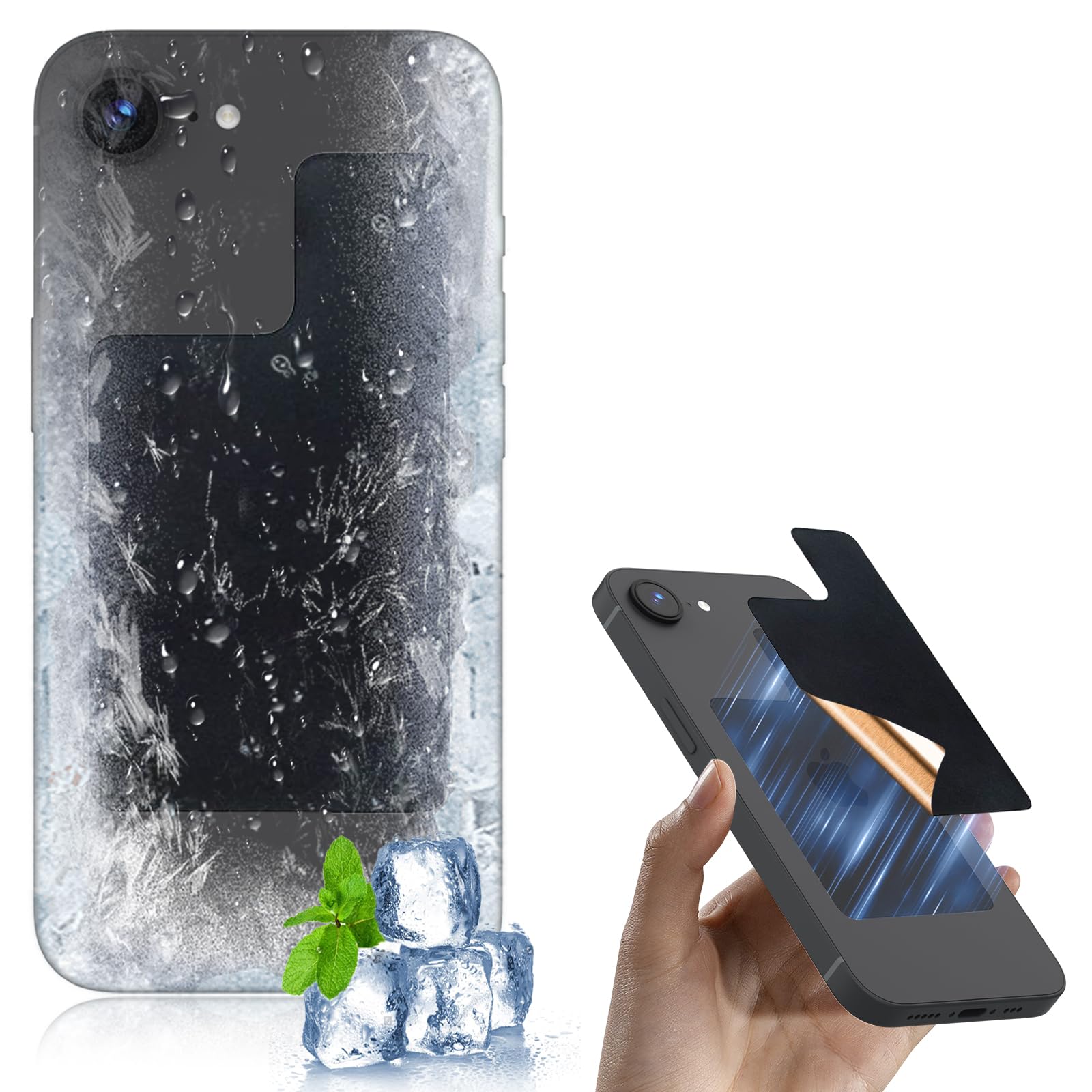 Amazon.co.jp: 【1個入り】Mosasa 超薄 スマホ 冷却シート iPhone対応
