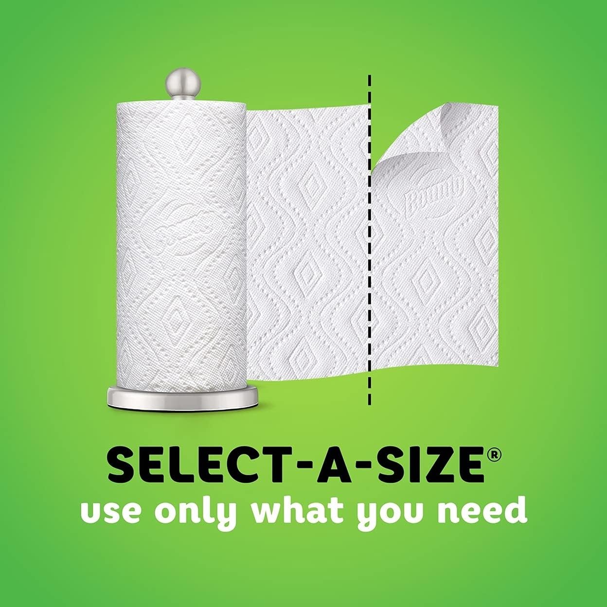 Bounty Select-a-Size Paper Towels, White, 12 Huge Rolls = 26 Regular Rolls : Health & Household