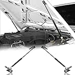 Hooke Road Wrangler JK Hood Lift Support Struts Assist Kit Compatible with Jeep Wrangler JK & Unlimited 2011-2018 - Pair