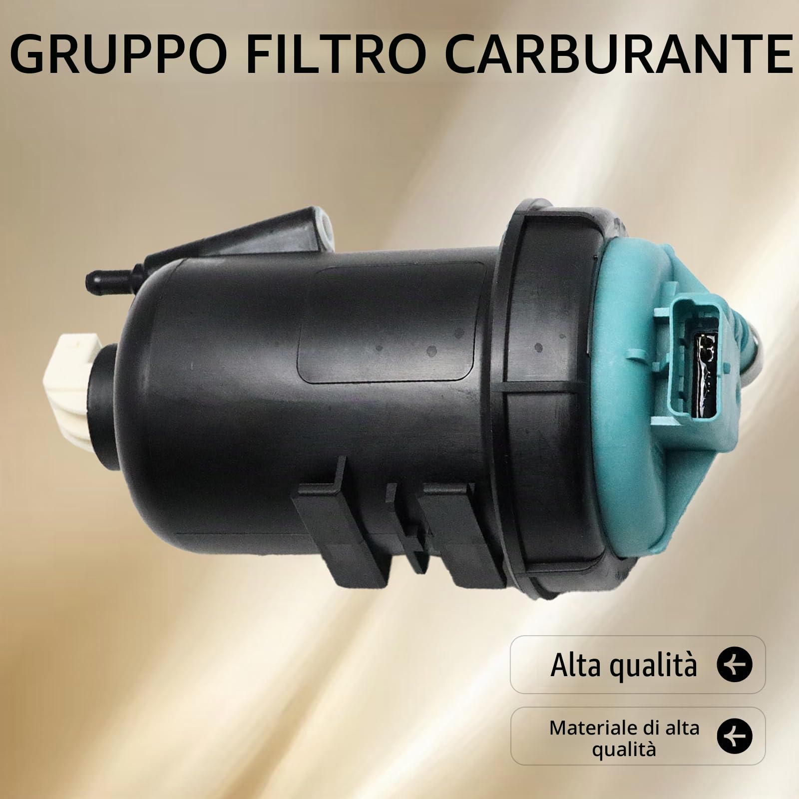 Filtro carburante diesel completo 55.148.00 Compatibile con Fiat Ducato 2.3 Multijet/3.0 Multijet 2006-2019 Completo alloggiamento filtro carburante con filtro diesel