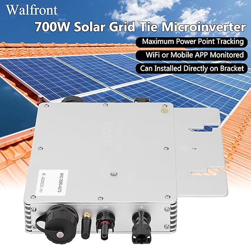 Miniatura 8 de 700W Micro Inversor Solar Grid Tie Microinversor IP65 Control Auto Enfriamiento 120/230V Identificación Automática Inversores de Energía Aplicación