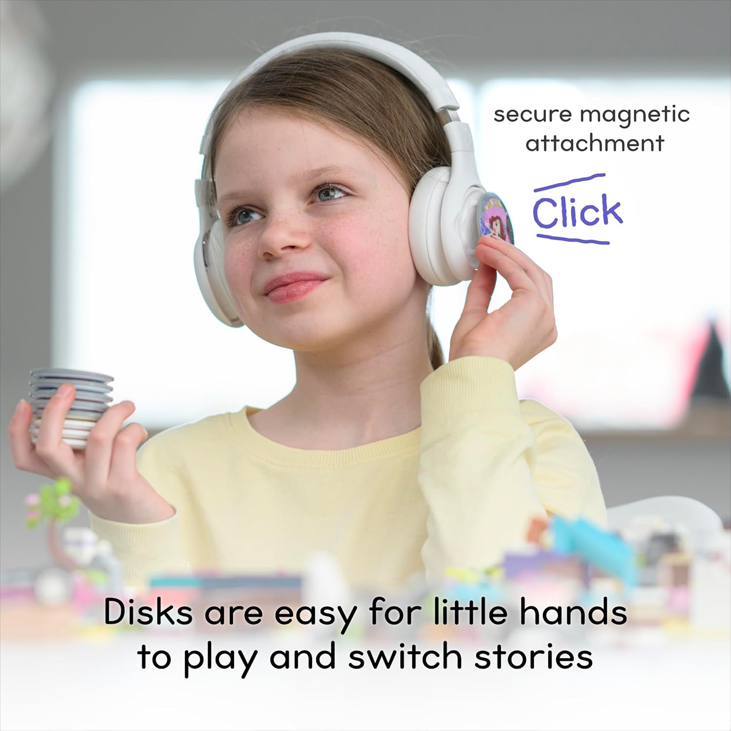 StoryShield, Pinna Screen-Free Audio Storytelling Disk, Piper and The Dots