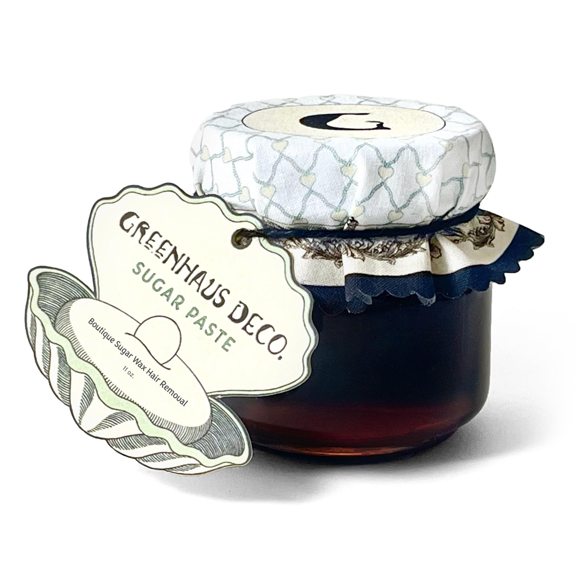 Pasta depilatoria Sugar Wax – Pasta di zucchero solida e adatta ai principianti per gambe, bikini, ascelle e viso | Greenhaus Deco - per la versione più morbida di te (11 once)