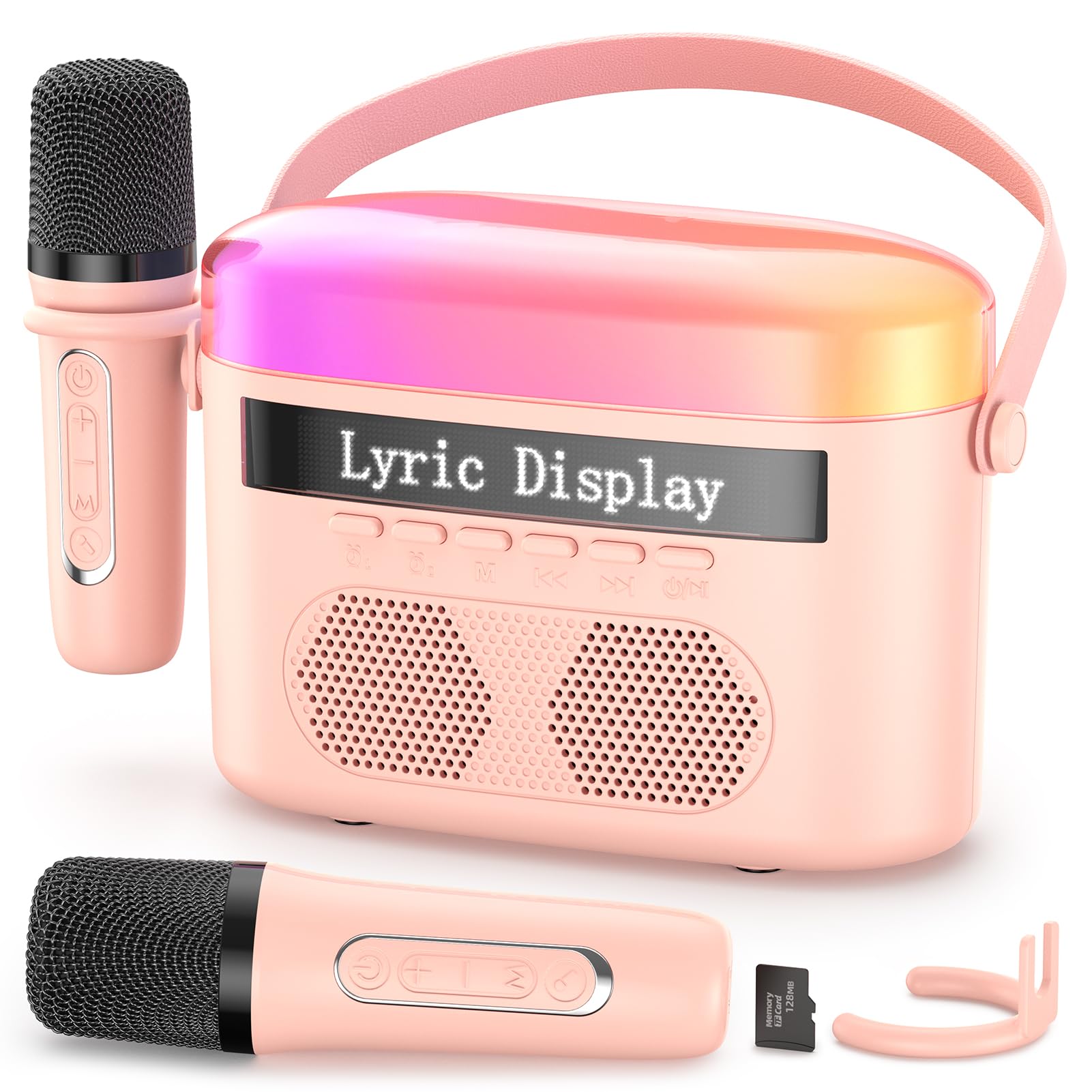 Amazon.com: Karaoke Machine for Kids & Adults with Lyrics Display