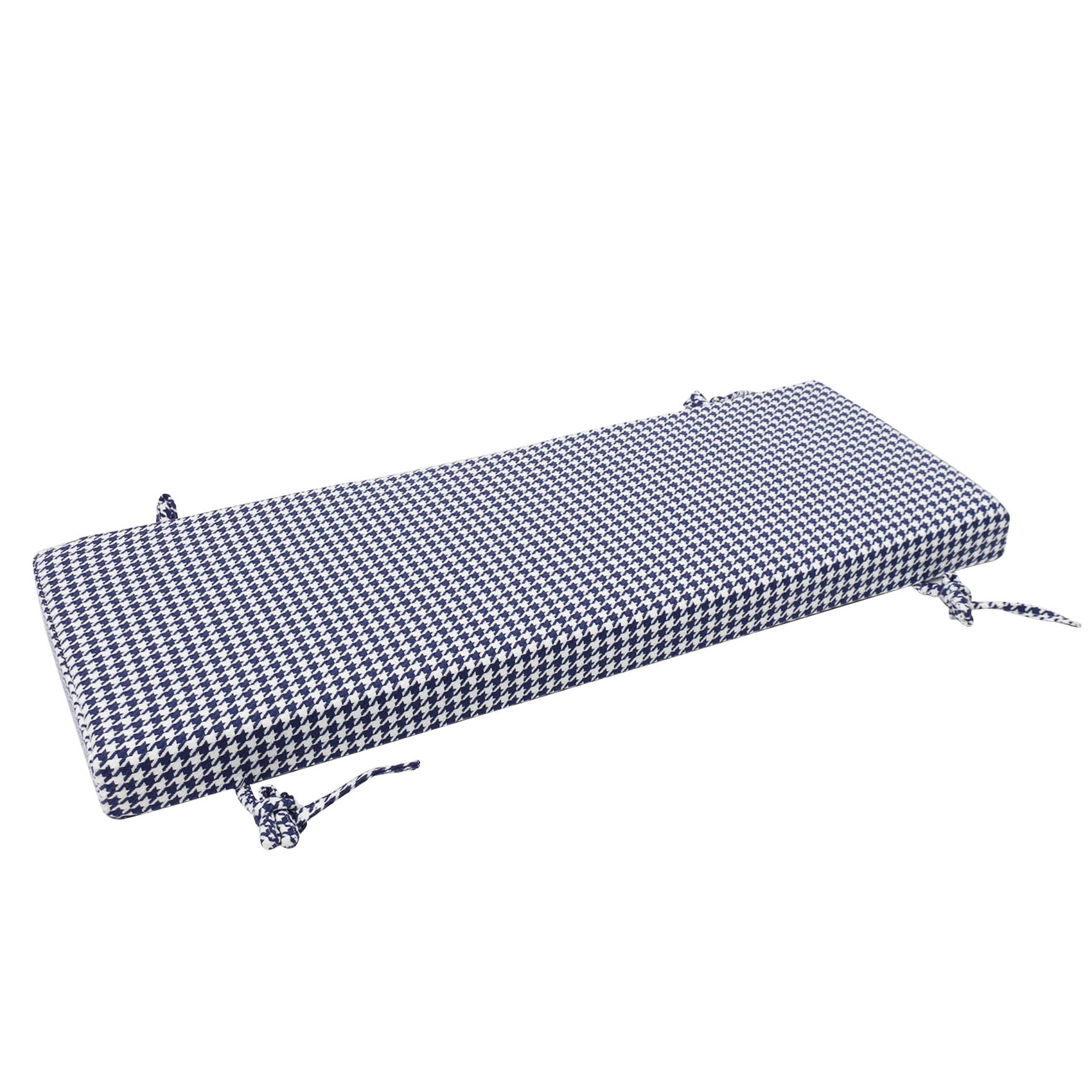 Indoor 48×18inch Bench Cushion Outdoor Thickened Soft Garden Patio Furniture Bench Pad Washable with Ties Memory Foam Seat Cushion for Bay Window Seat Sofa,Porch Swing
