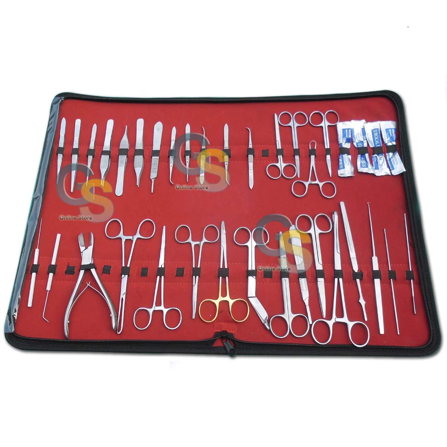 G.S 72 PC US MILITARY FIELD VETERINARY DENTAL INSTRUMENTS SET STAINLESS STEEL