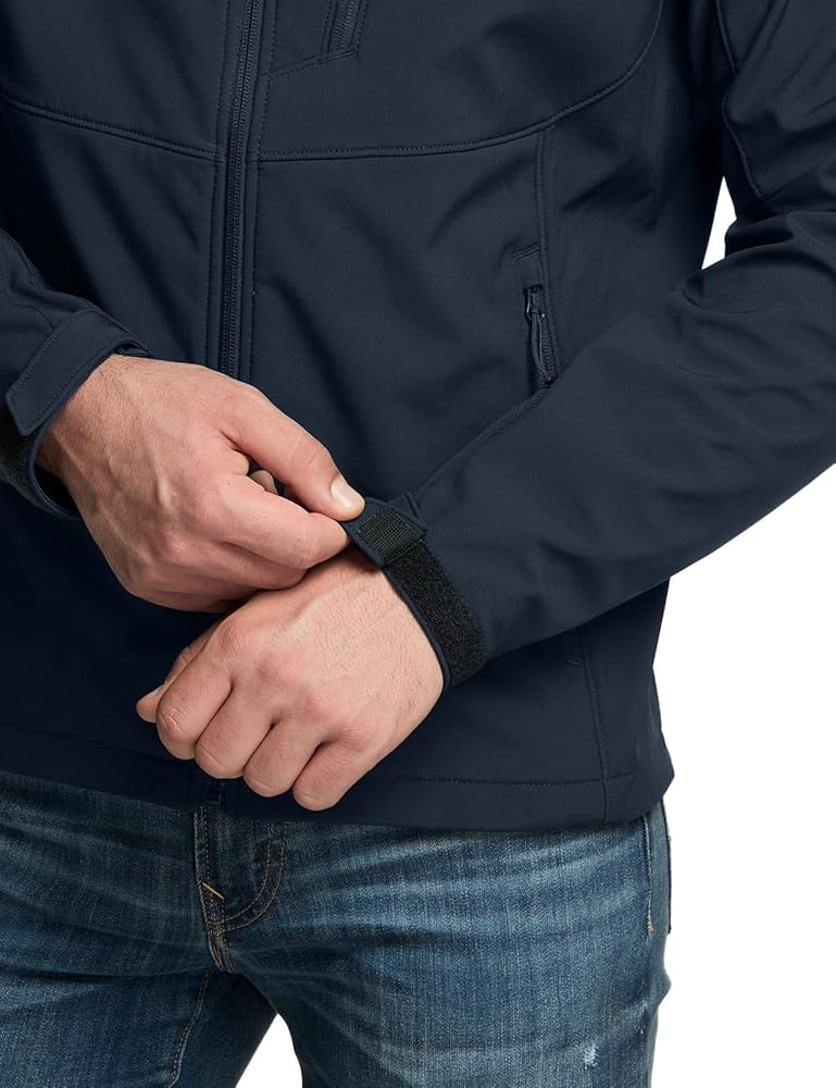 Amazon | [テスラ] ソフトシェルジャケット メンズ [防風・防水