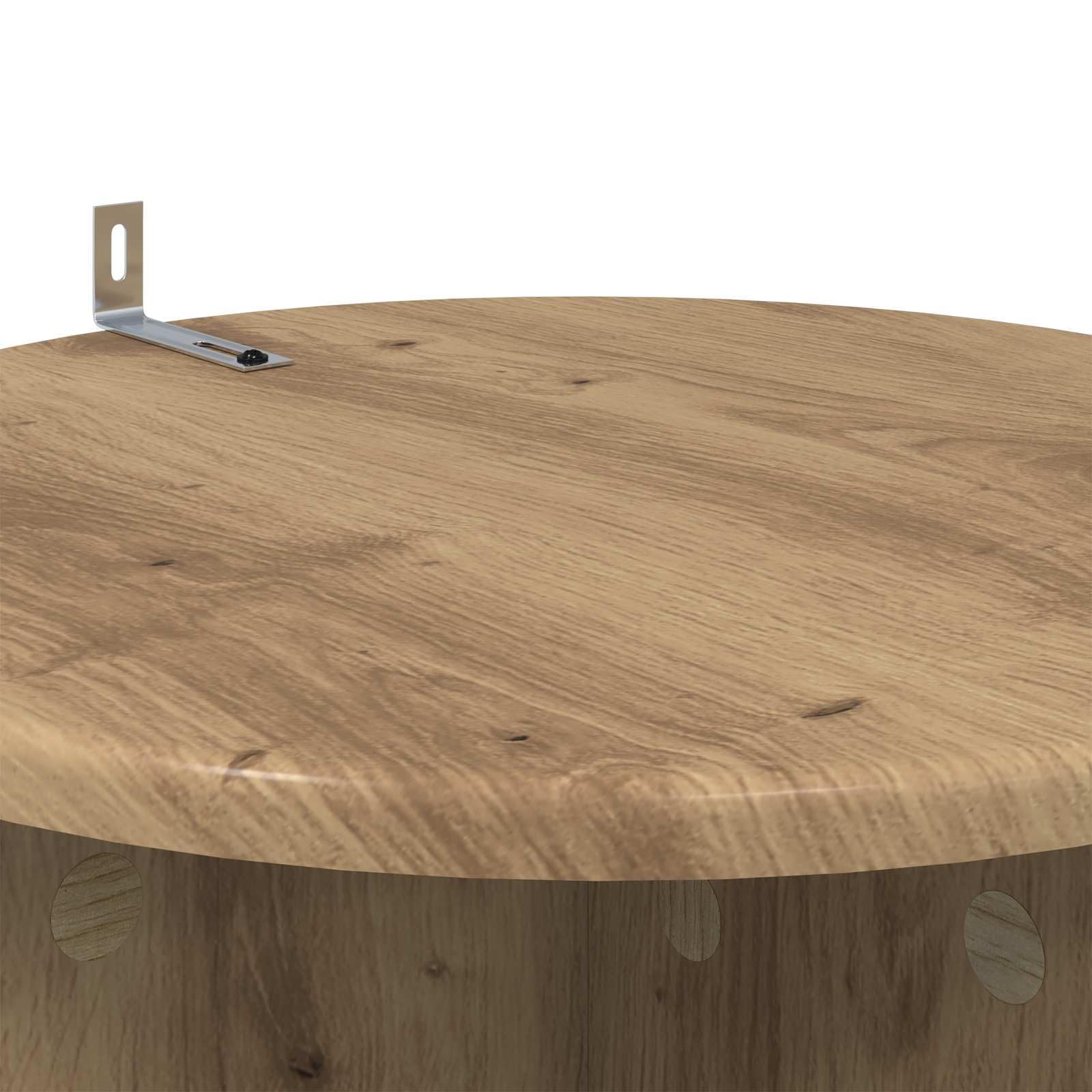 Supporto per piante, 2 pezzi, in legno di quercia artigianale, 40 x 40 x 80 cm, per soggiorno, interni, piante, fiori, scaffale decorativo, stabile scaffale a colonna