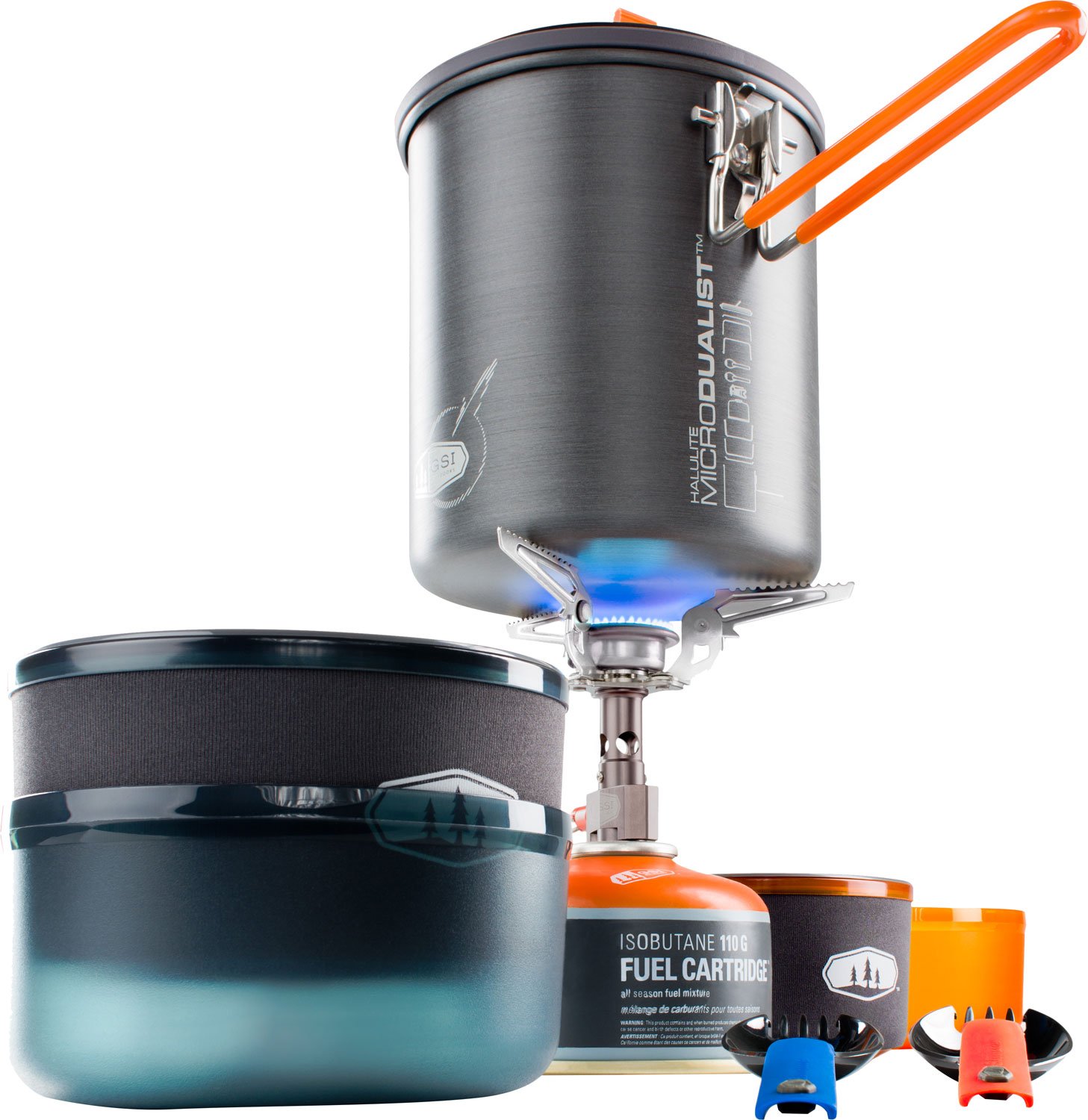 GSI Outdoors Halulite Microdualist Complete Cooking System