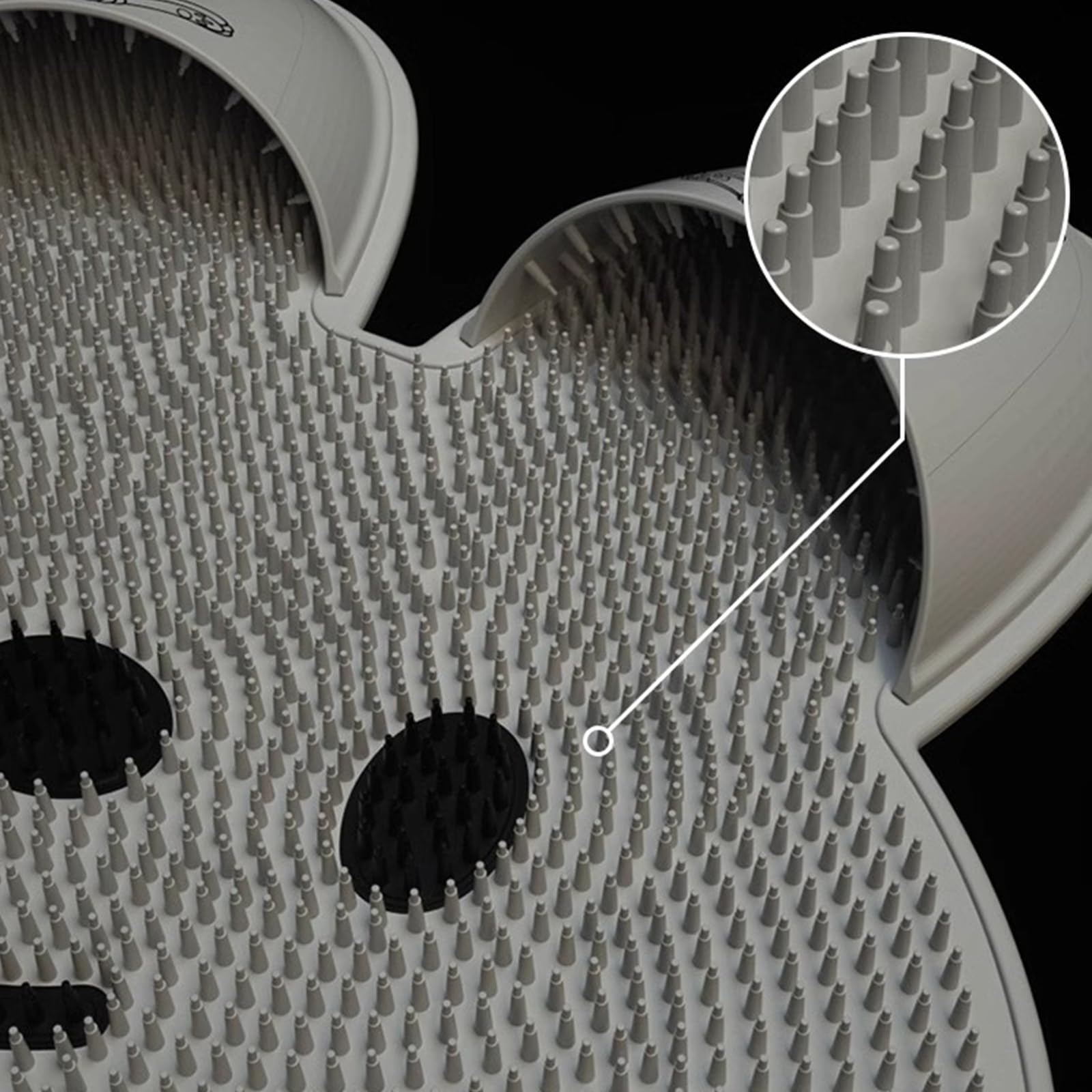 Cepillo de pies para ducha, masajeador de ducha, almohadilla de masaje de baño de silicona, almohadilla de masaje para pedicura, masaje, limpieza de suelas