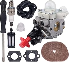 JOJOCY C1M-S267A FS56RC Kit de carburateur pour coupe-herbe Stihl FS40 FS50 FS56 FS70 FC56 FC70 HT56 HT56C KN56 Débroussailleuse Carburateur Remplace 41441200608