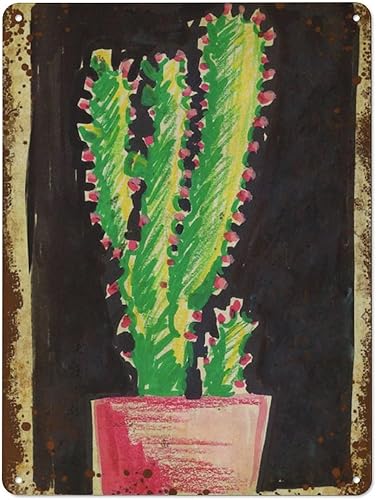 Arte de pared del desierto de cactus, decoración de cactus, arte de pared del desierto, decoración de pared de cactus, regalo para amantes de los