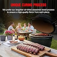 Vista 6 de Trozos de Madera para Ahumar, Trozos de Madera Dura de Cerezo Totalmente Natural para Parrillas y Ahumadores, Añade Rico Sabor a Humo a Cerdo, Res