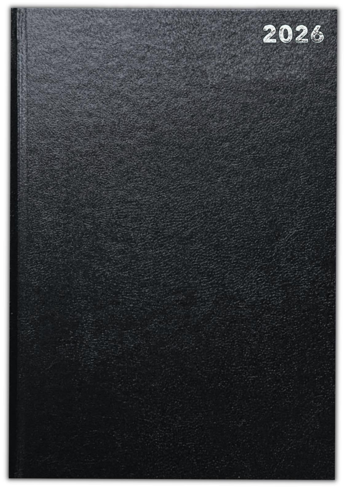 PaulStore 2026 A4 A5 A6 Day to Page/Week To View Diary Full Year Planner Desk Saturday Sunday Shared Page (A4 Wtv, Black)