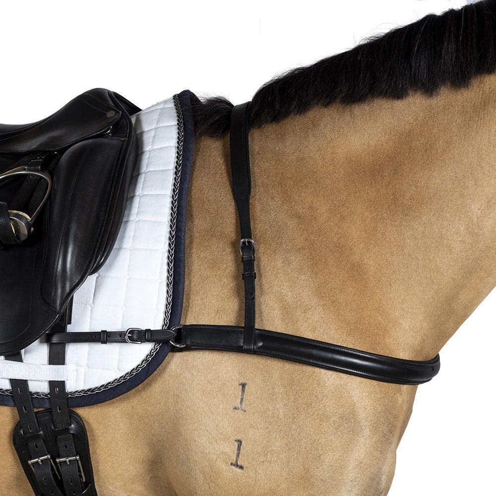 Straight Breastplate Black Horse