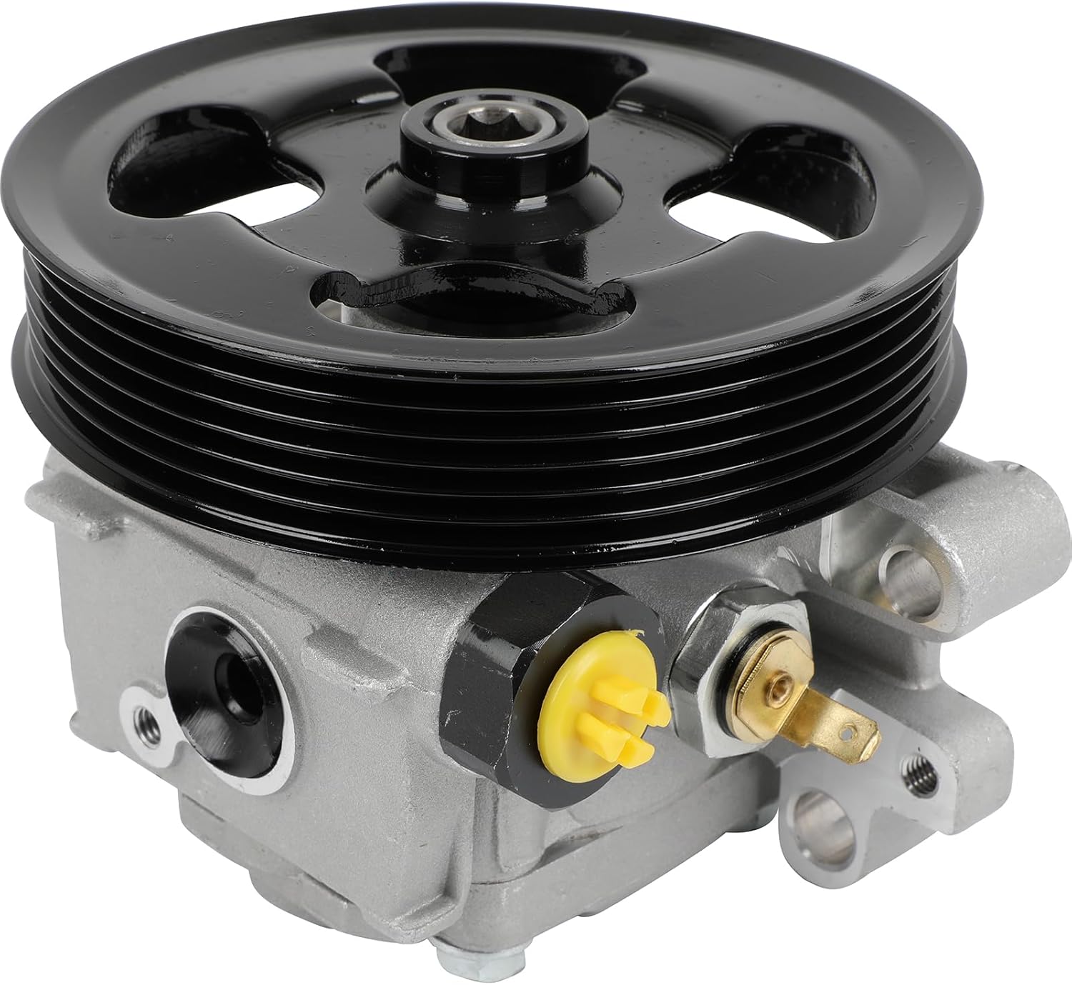 ECCPP Power Steering Pump with Pulley for Mazda 6 2009 2010 2011 2012 2013 L4 2.5L Power Assist Pump for 21-425