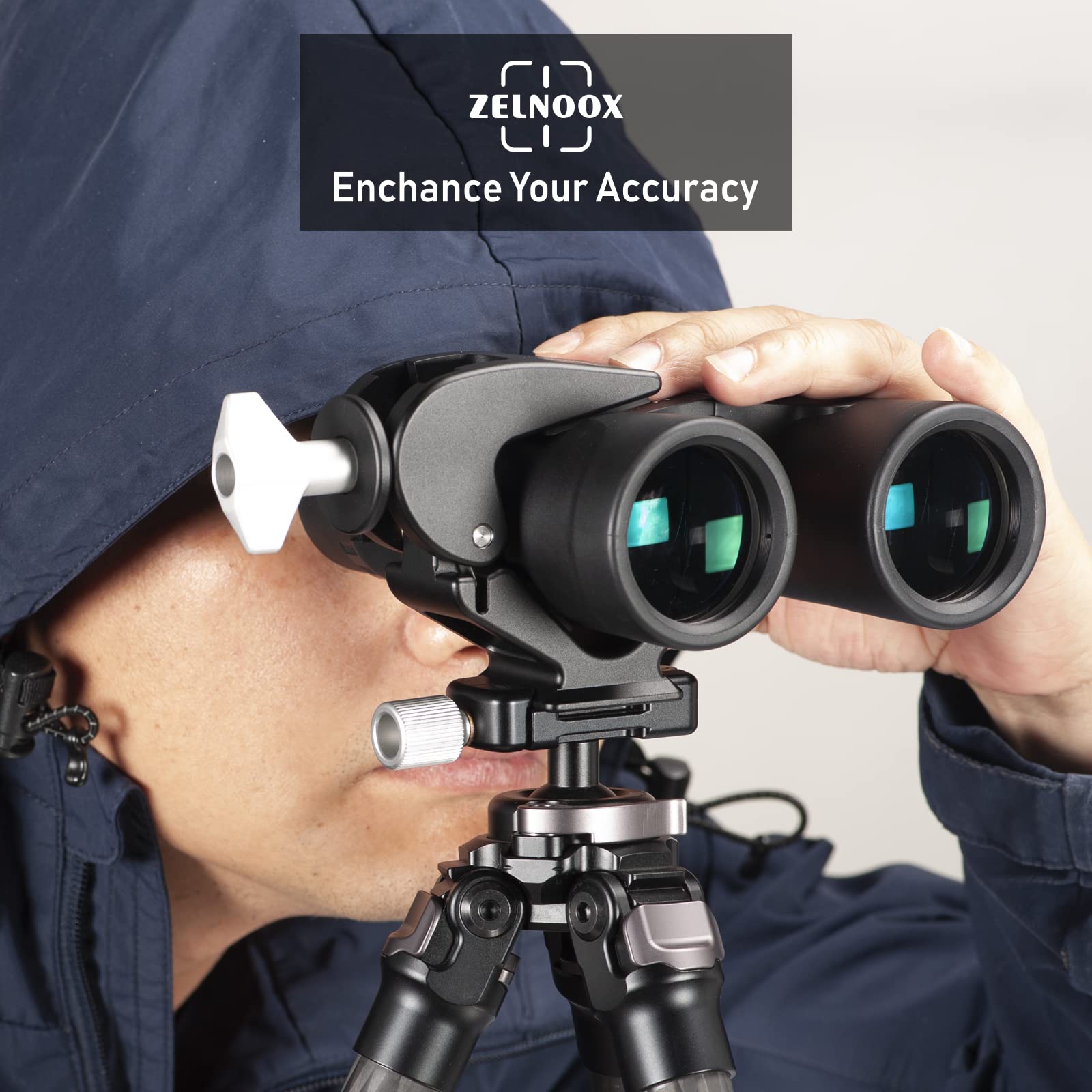 Binocular Tripod Mount Adapter,1/4" 3/8" Screw and ARCA Quick Release