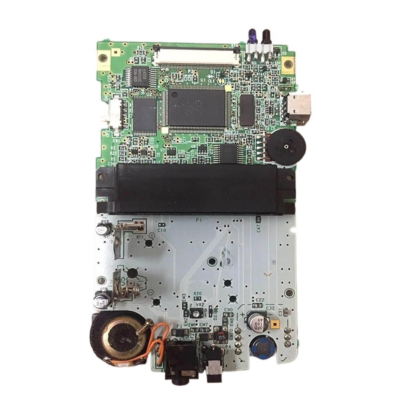 Placa base de repuesto, módulo de circuito impreso (PCB) for Game Boy Color y consola GBC, compatible con pantalla retroiluminada.(For GBC)