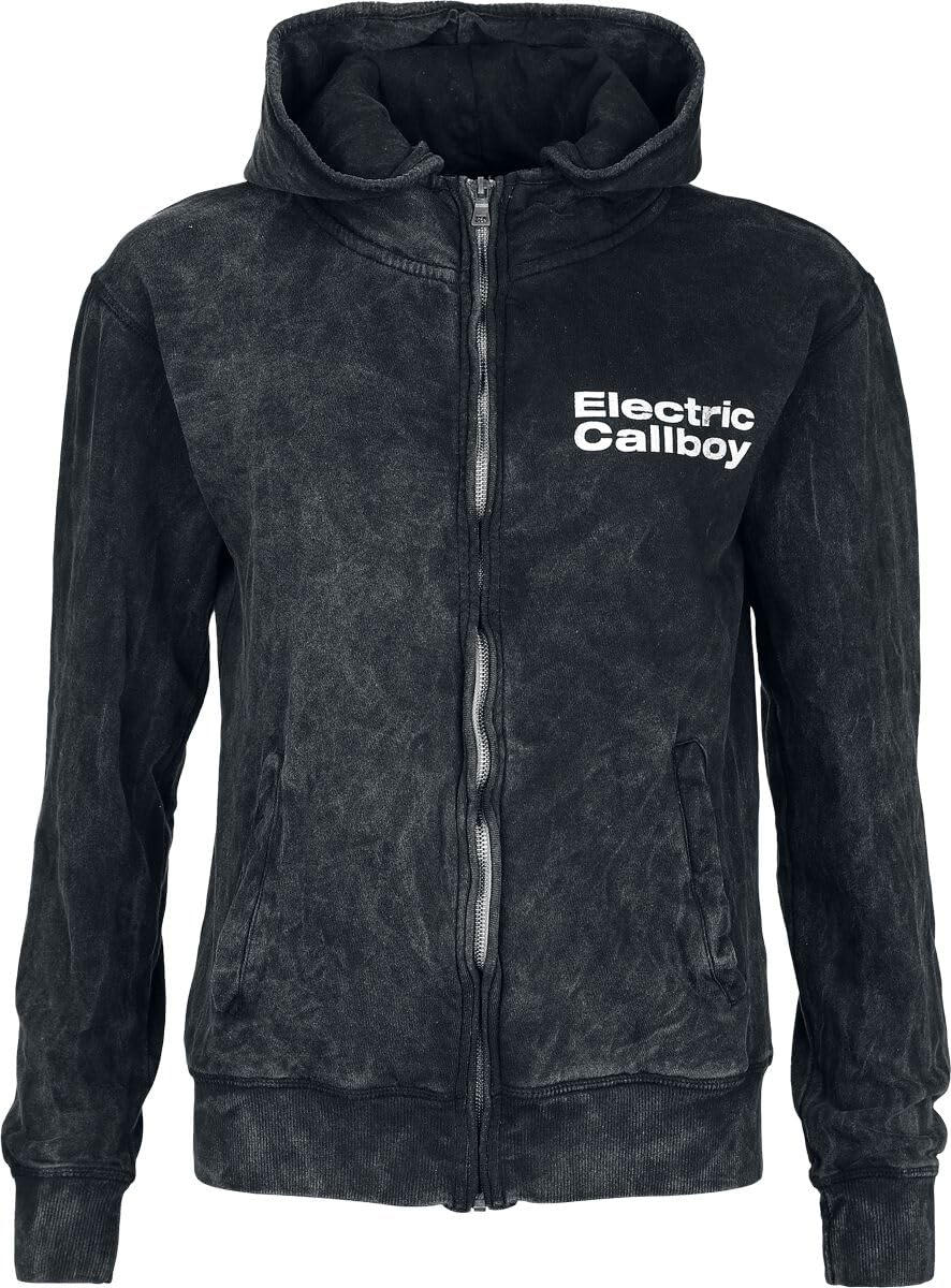 Electric Callboy Choo Choo Frauen Kapuzenjacke Charcoal Band-Merch, Bands