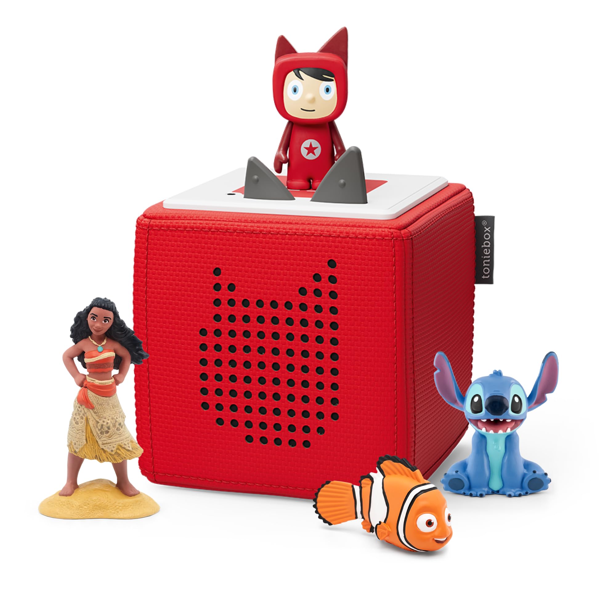 tonies Red Starter Set Bundle - Red SS, Lilo, Nemo, Moana