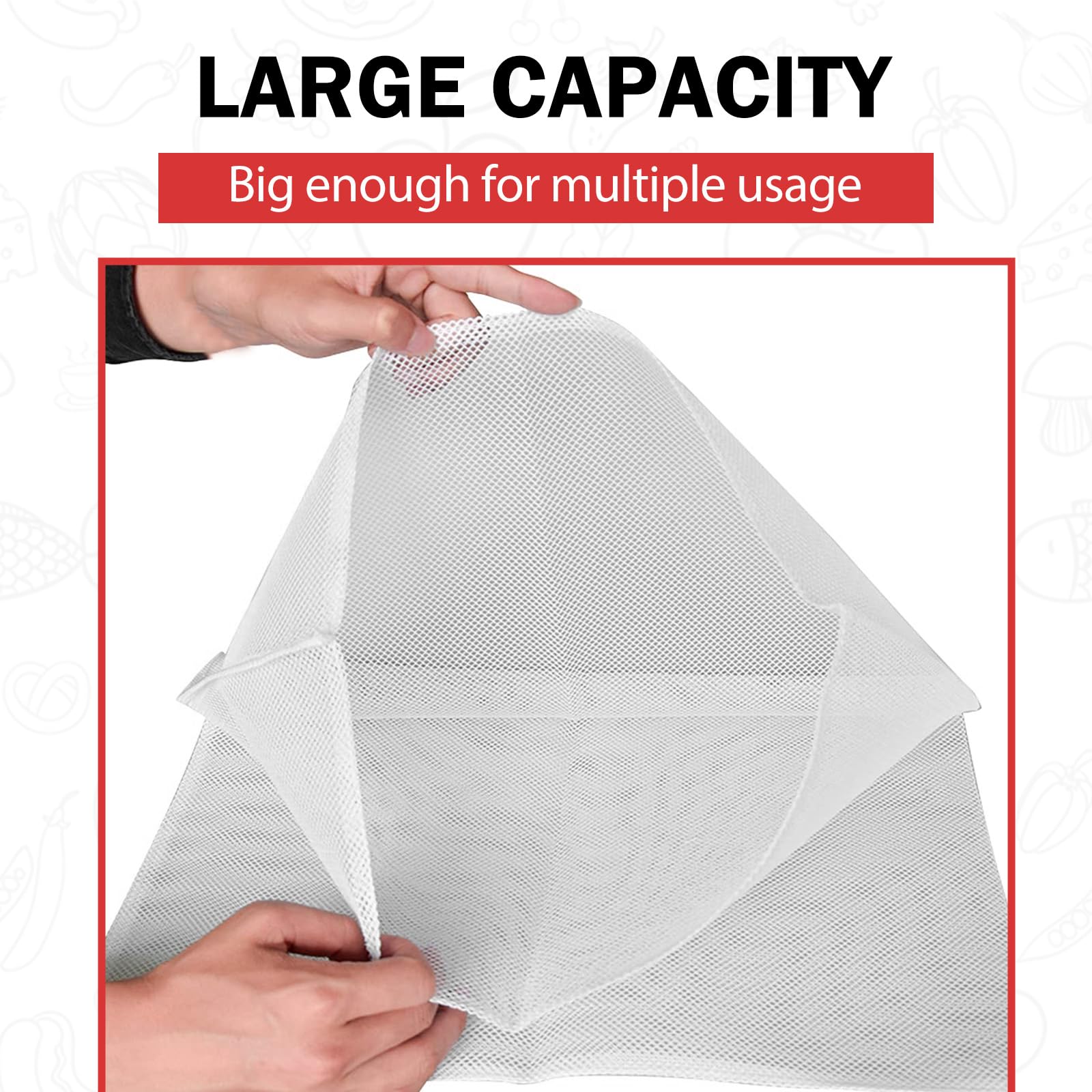 Reusable Fruit Press Filter Bags - Cider & Wine -3