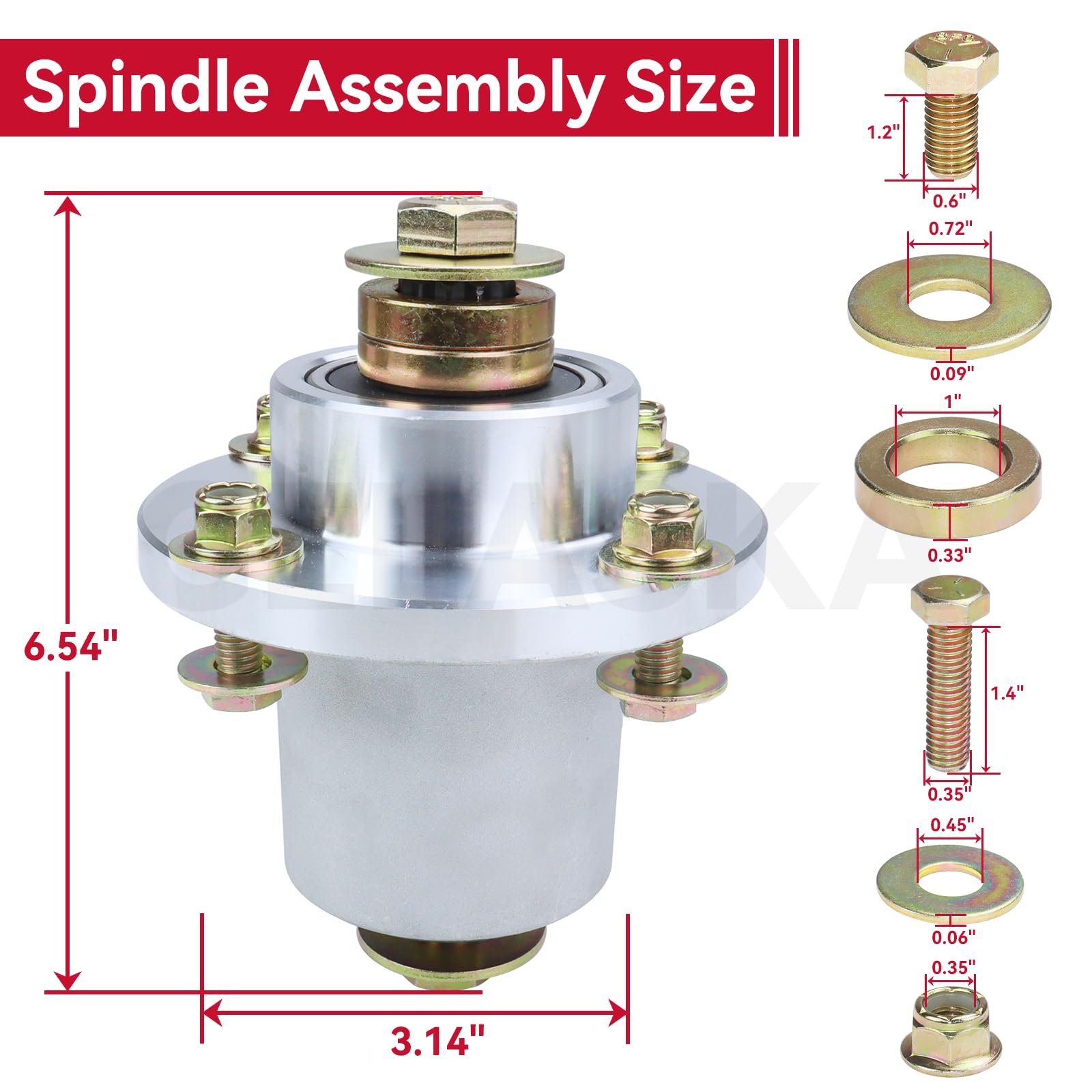Amazon.com : GELASKA 3 Pack 783506 Spindle Assembly Replaces