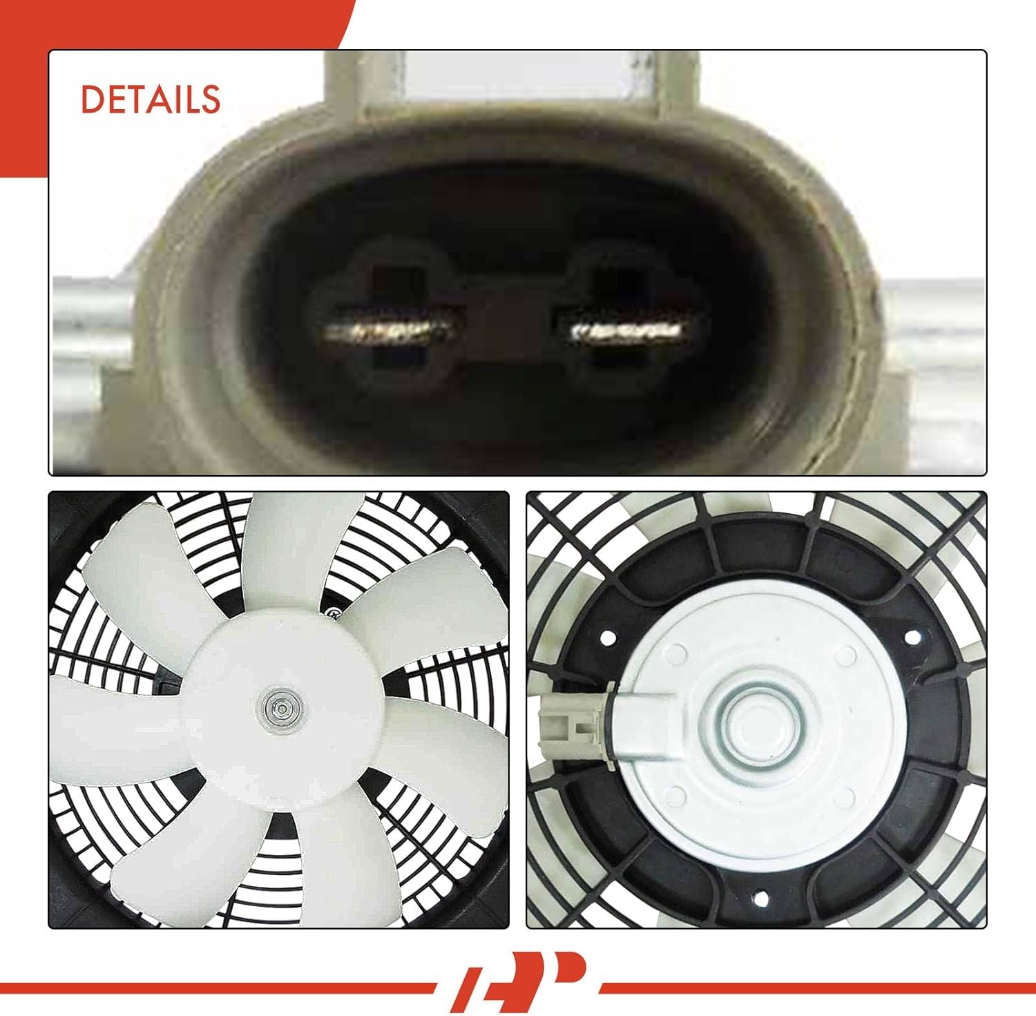 A-Premium A/C Condenser Fan Assembly Compatible with Select Chevrolet, GMC & Isuzu Models - LCF 3500 LCF 4500 LCF 5500HD W3500 Tiltmaster, W3500 Forward W4500 Forward W5500 Forward, NPR NPR-HD NQR NRR