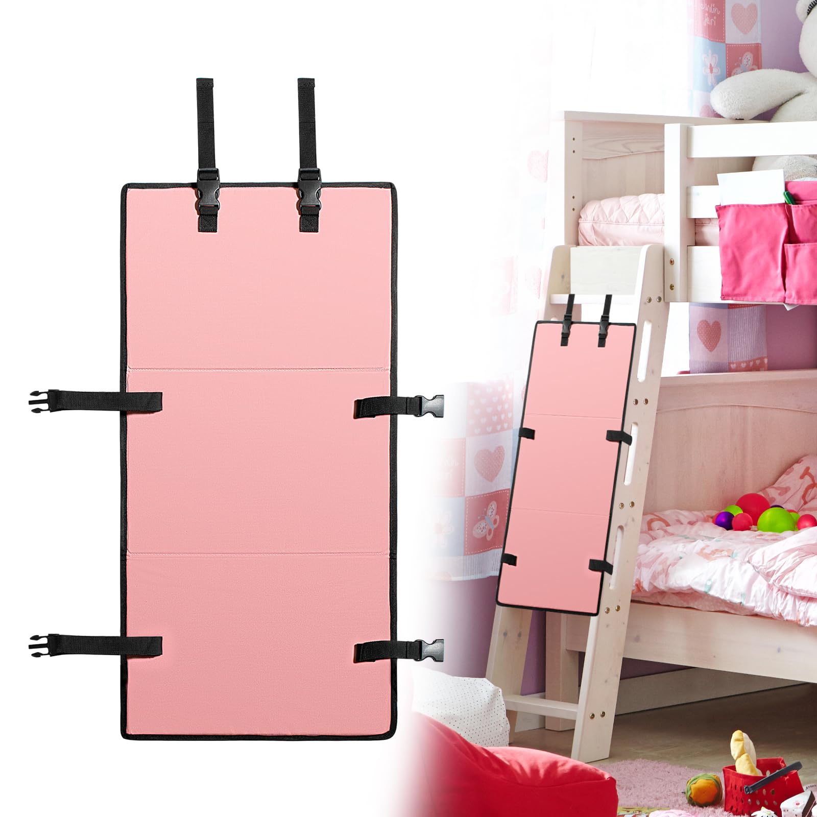 Boostree Bunk Bed Ladder Cover, Kiddies Bunk Bed Ladder Guard Pads to Prevent Kids from Climbing Ladders, Suitable for Bunk Bed Stairs, Attic Stairs,