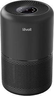 Levoit Core 300-P HEPA Air Purifier for Allergies Pet Hair Bedroom - AHAM Verified 1073 sq ft Coverage Quiet Sleep Mode Black